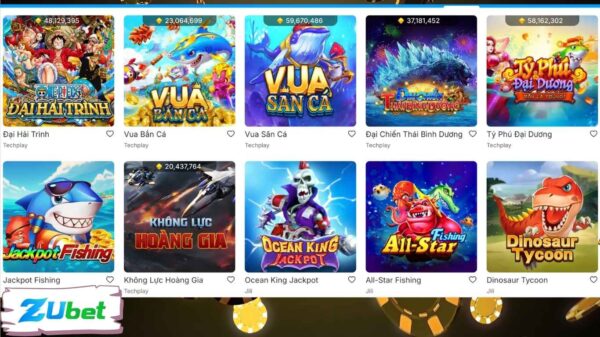 Những ưu điểm của sảnh game bắn cá Zubet