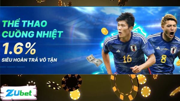 Điều khoản tham gia chương trình hoàn trả thể thao Zubet.